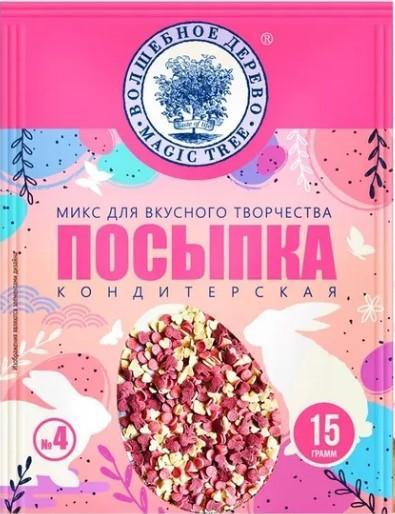 Посыпка кондитерская Волшебное дерево Микс № 4 15 гр., саше