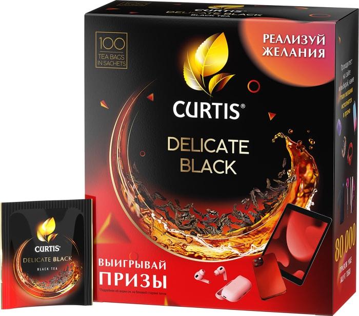 Чай Curtis Delicate Black черный 100 пак. 170 гр., картон