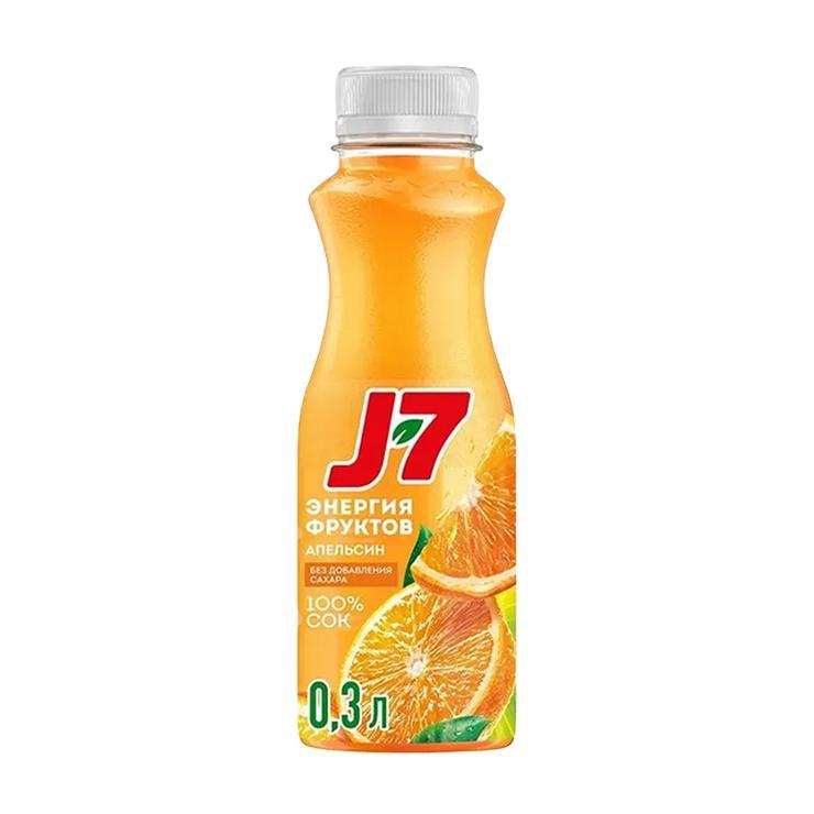 Сок J7 апельсин 300 мл., ПЭТ