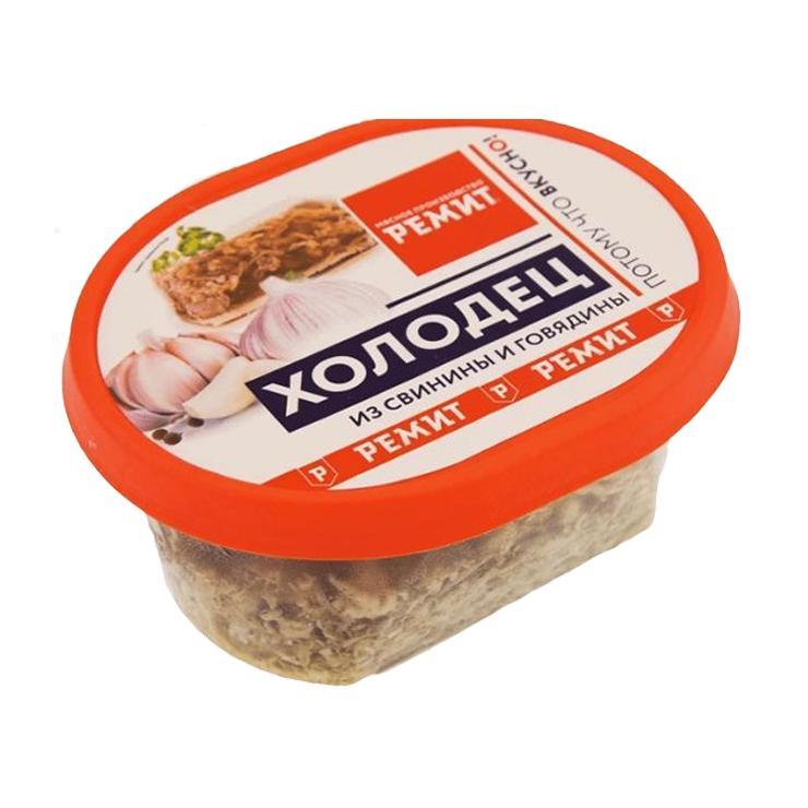Холодец Ремит из свинины и говядины 400 гр., пластиковая упаковка