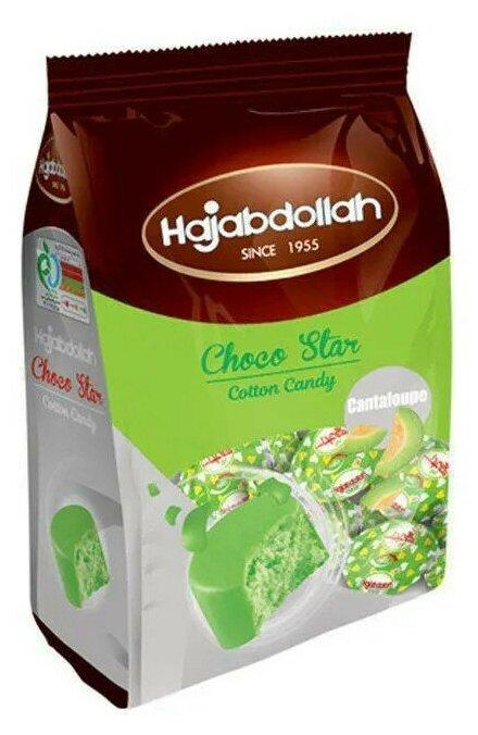 Конфеты Hajabdollah Choco Star из пишмание со вкусом дыни, 180 гр., флоу-пак