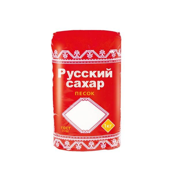 Сахар-песок Русский 1 кг., флоу-пак
