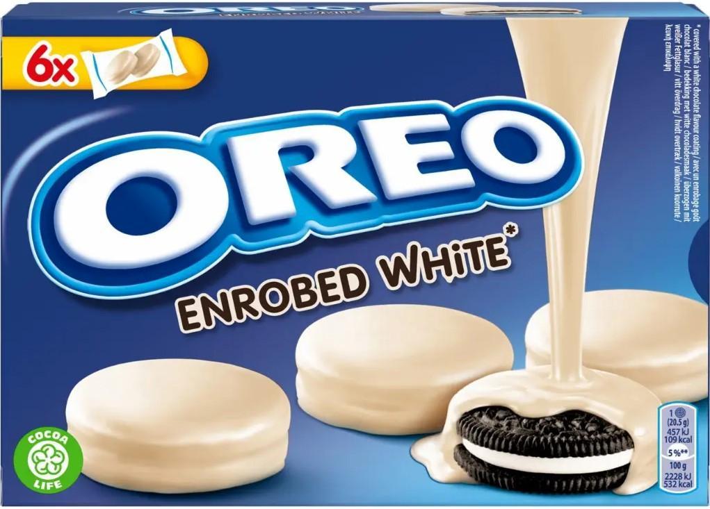 Печенье Oreo в белом шоколаде 246 гр., картон