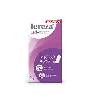 Прокладки TerezaMed Lady Micro уп 24 шт., пакет
