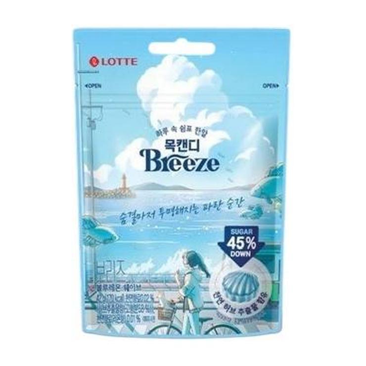 Карамель Lotte Breeze леденцовая 42 гр., дой-пак