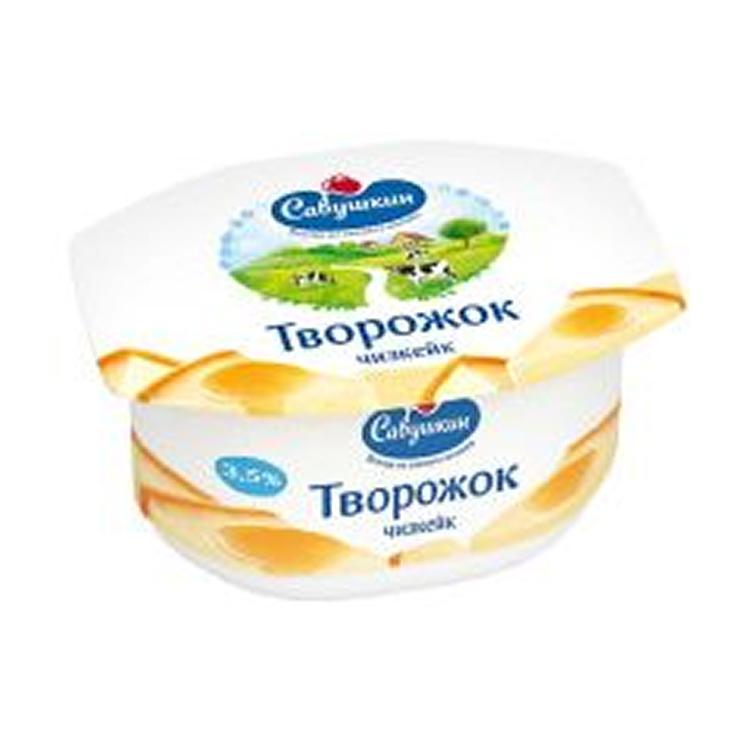 Творожок Савушкин чизкейк 3,5% 120 гр., пластик