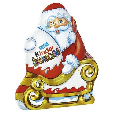 Шоколад Kinder Дед Мороз, 75 гр., обертка фольга/бумага