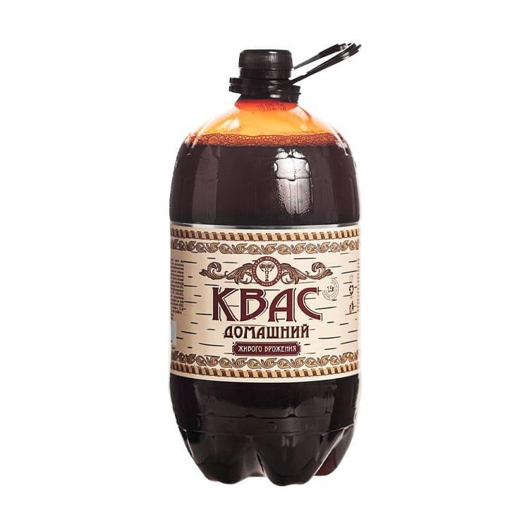 Квас Домашний бочонок живого брожения 1,5 л., ПЭТ
