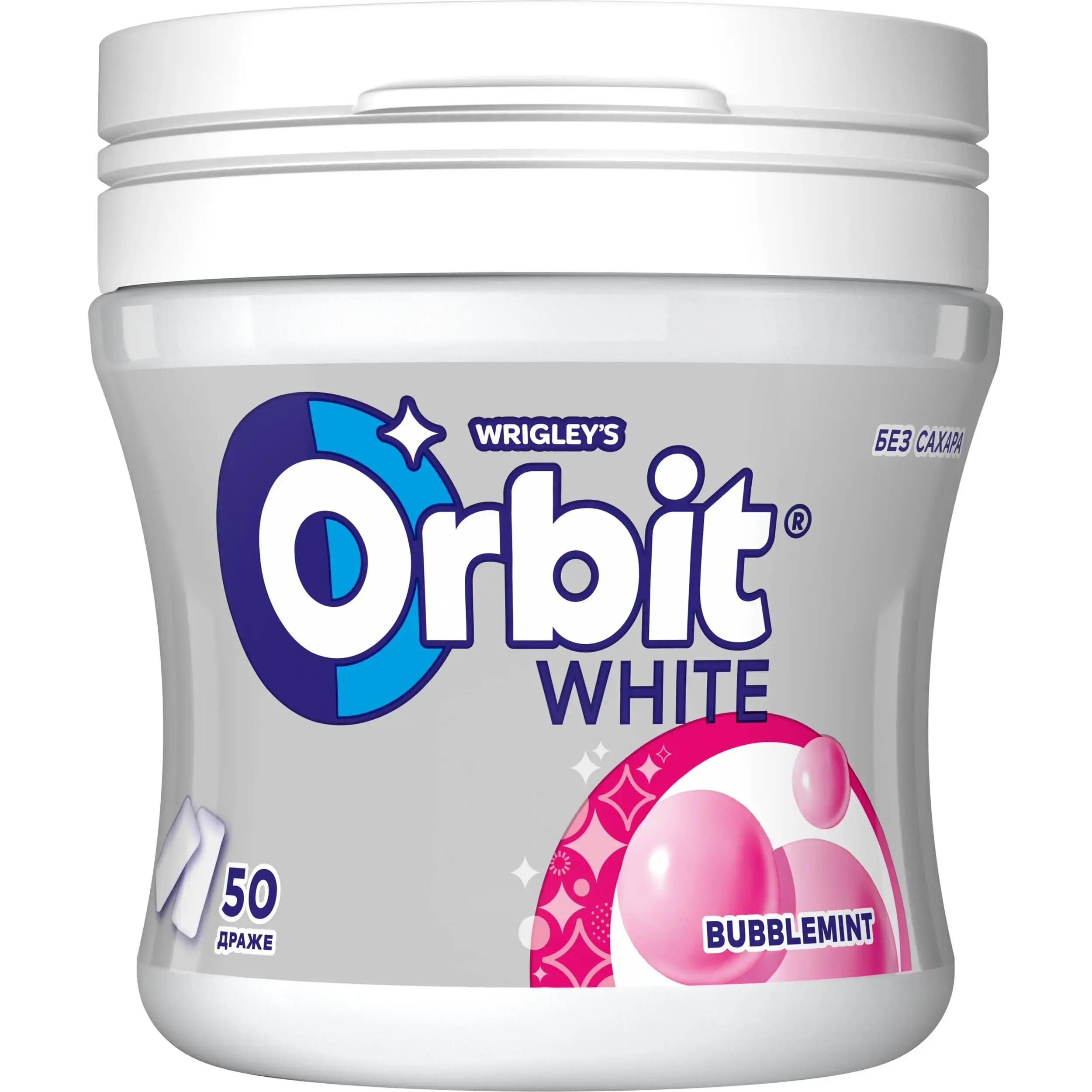 Жевательная резинка Orbit Bubblemint 68 гр., ПЭТ