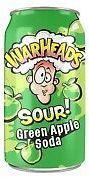 Напиток газированный Warheads Sour Green Apple soda 355 мл., ж/б