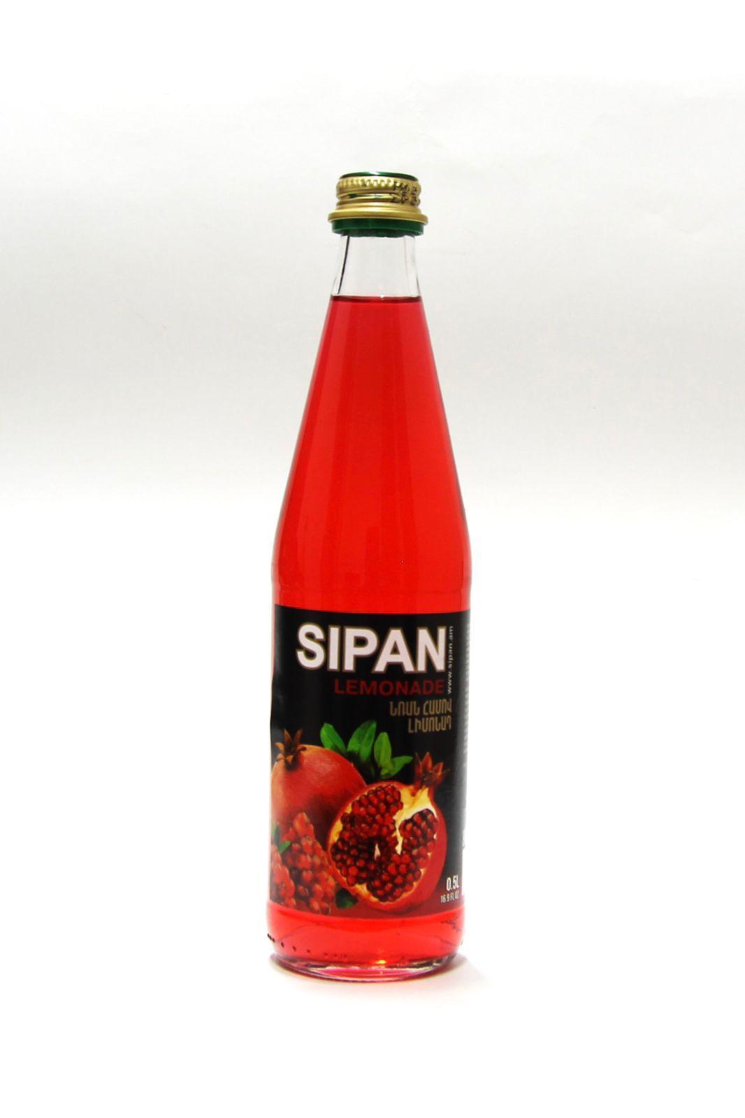 Напиток газированный Sipan гранат 500 мл., стекло