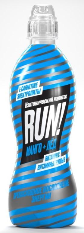 Напиток изотонический Run манго 500 мл., ПЭТ