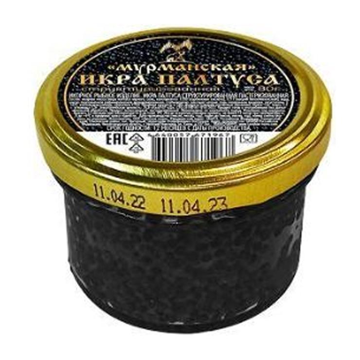 Икра Мурманская палтуса структурированная 80 гр., стекло