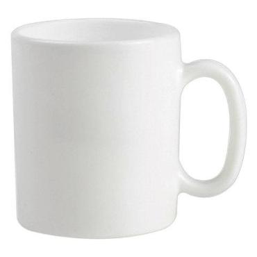 Набор кружек для чая и кофе, 6 штук, объем 320 мл., белое стекло, Luminarc Essence White