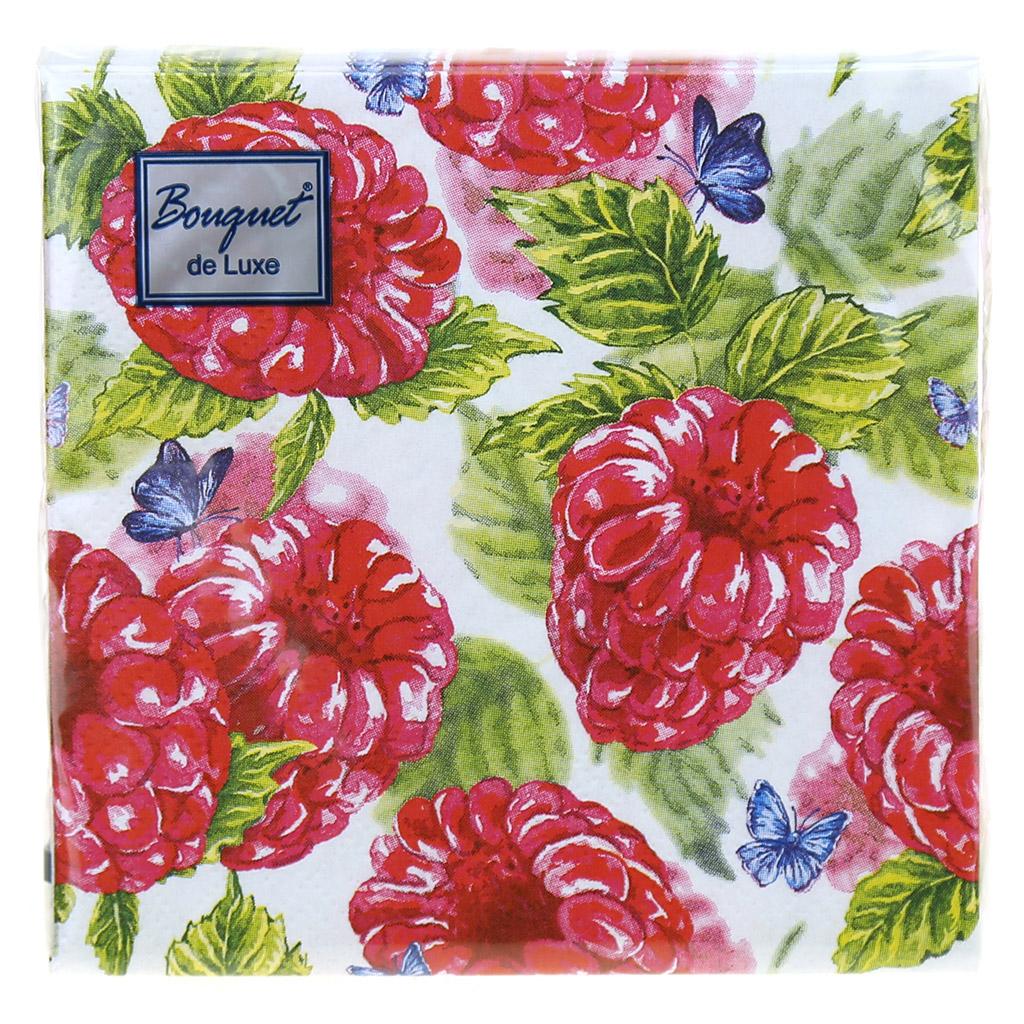 Салфетки Art Bouquet Райский Сад бумажные 3 слоя 25 штук, пакет