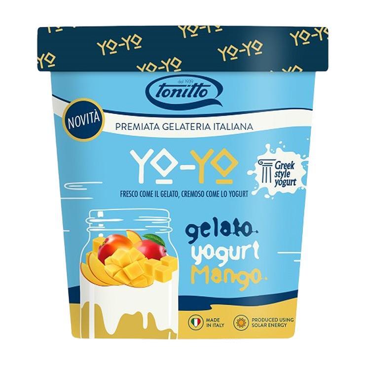 Мороженое Tonitto Yo-Yo Йогурт манго маракуйя 275 гр., стакан