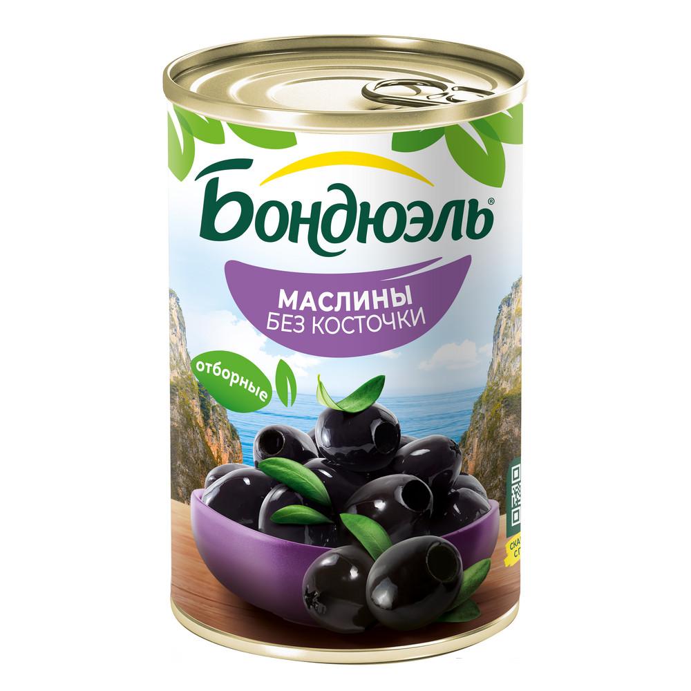 Маслины Бондюэль без косточки 314 гр., ж/б