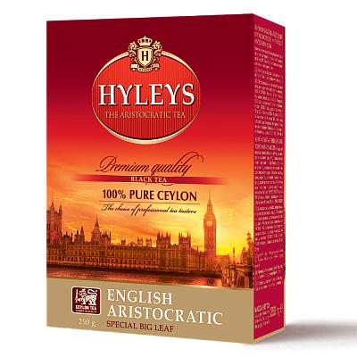 Чай черный крупнолистовой Английский Hyleys, 250 гр., картон