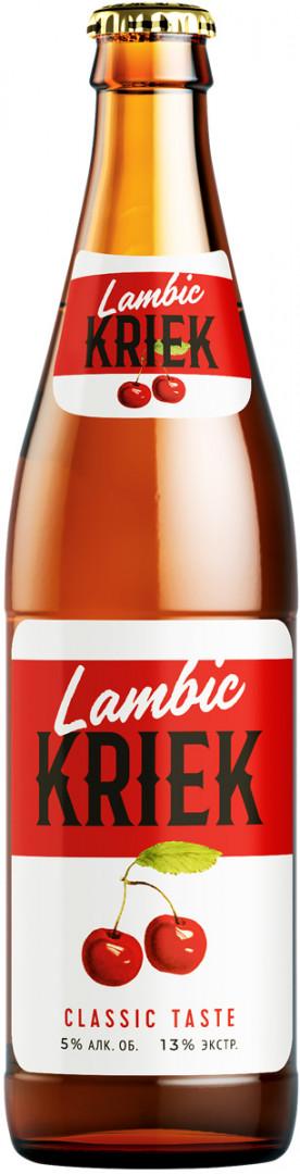 Напиток пивной Lambic Kriek с соком вишни 450 мл., стекло