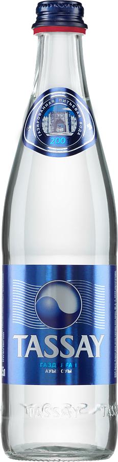 Вода газированная Tassay природная минеральная 500 мл., стекло