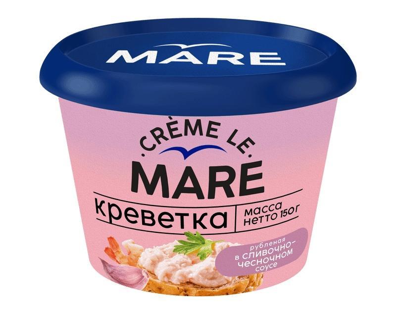 Креветка Балтийский Берег Creme le Mare рубленая в сливочно-чесночном соусе 150 гр., ПЭТ