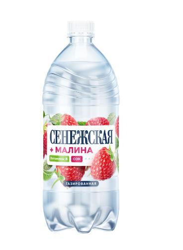 Вода газированная Сенежская малина 1 л., ПЭТ