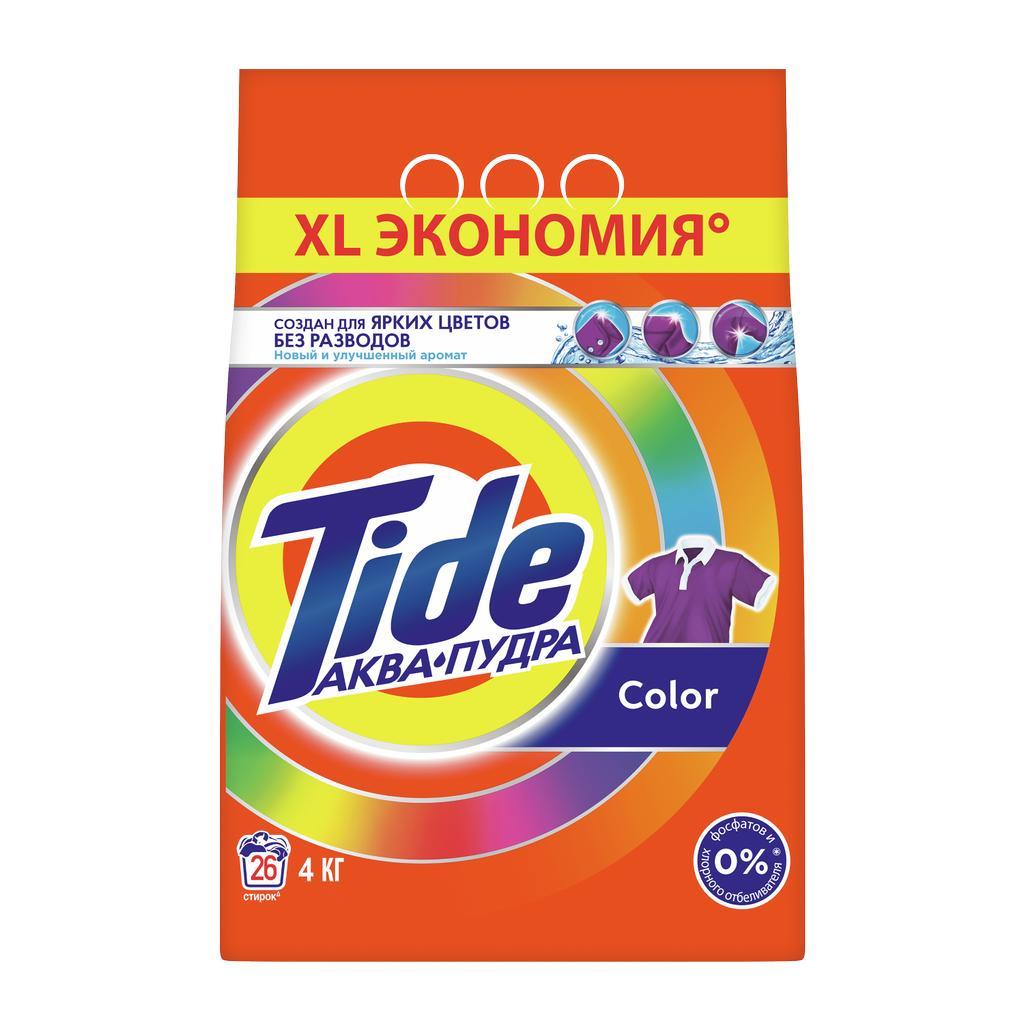 Стиральный порошок Tide Color автомат 4 кг., флоу-пак