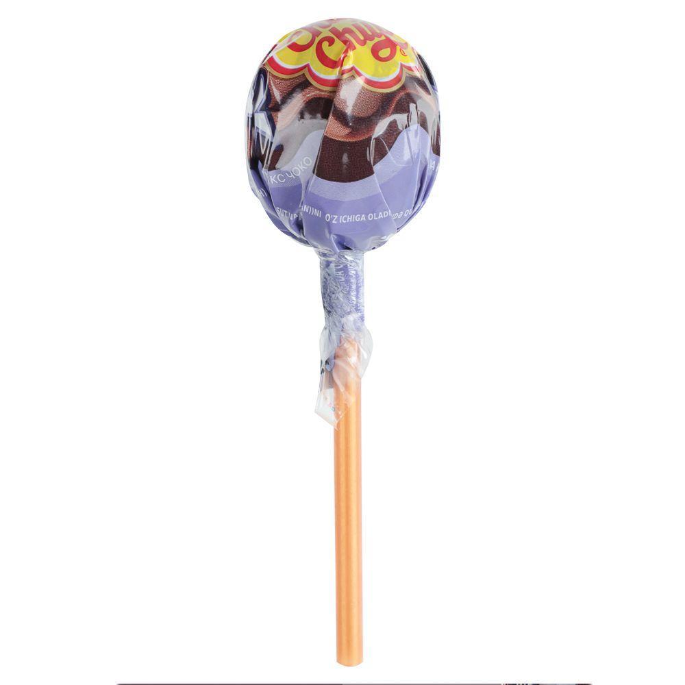 Карамель на палочке Chupa Chups Max choco 16 гр., обертка