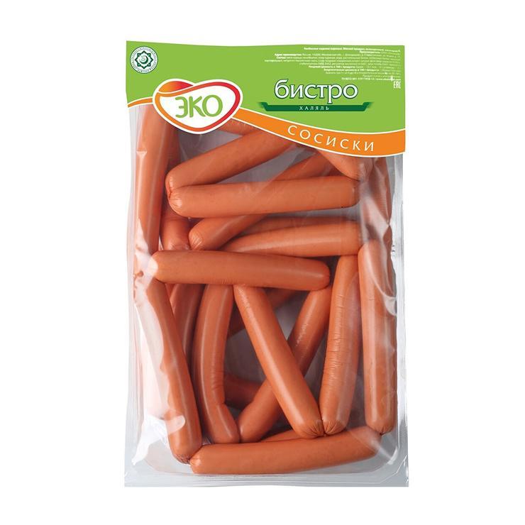 Сосиски ЭКО Бистро Халяль 4 кг., вакуум