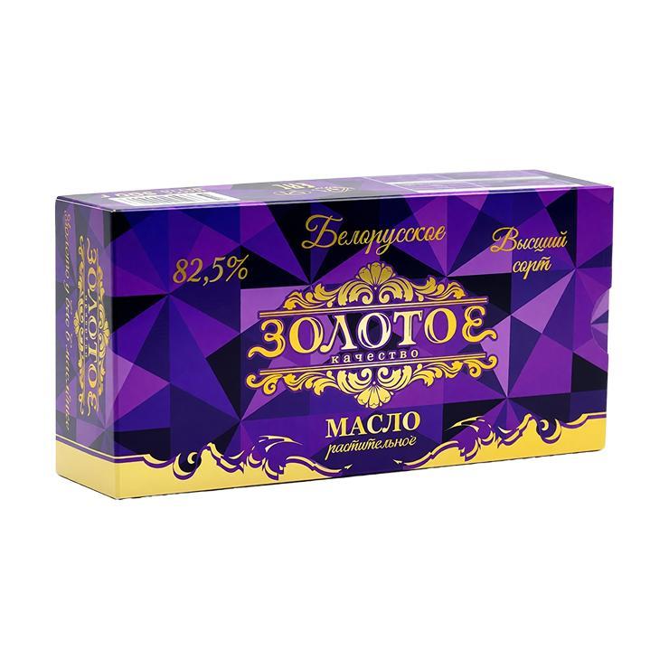 Масло сливочно-растительное Золотое Качество 82,5% 500 гр., картон