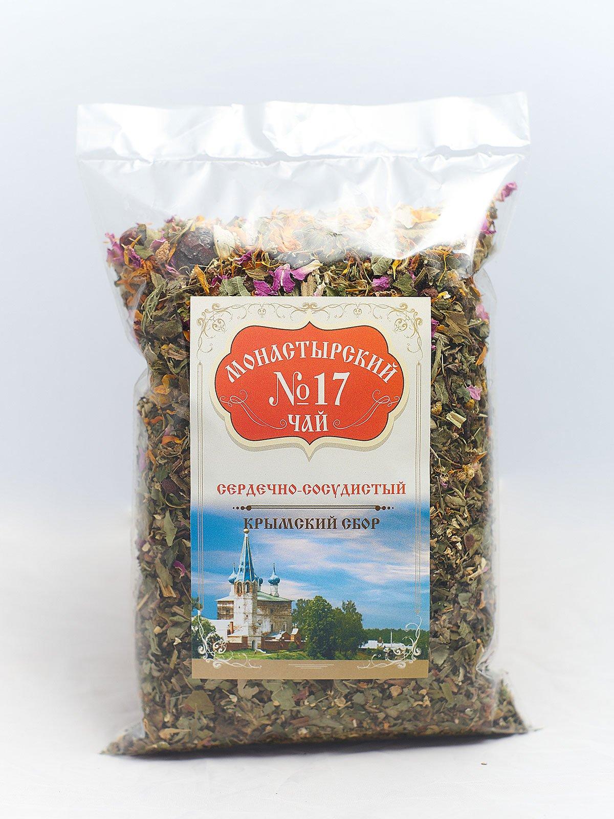 Чай №17 Сердечно-сосудистый, Монастырский, 100 гр., пакет