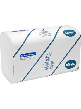 Полотенце Kleenex бумажное листовое 2-слоя 315х215 мм., 124 лист/уп 15 шт в наборе Z-сложения белое 1/1