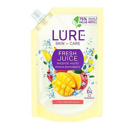 Жидкое мыло LURE с экстрактом манго, 380 мл., дой-пак
