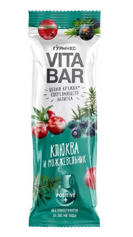 Напиток растворимый Гурмикс Vita Bar основа для согревающего напитка клюква можжевельник 25 мл., стик