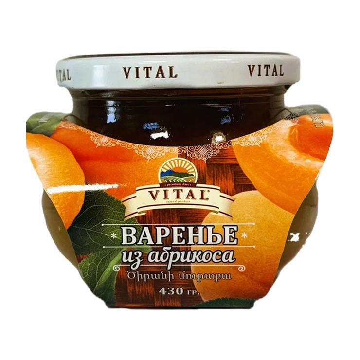Варенье Vital из абрикоса 430 гр., стекло