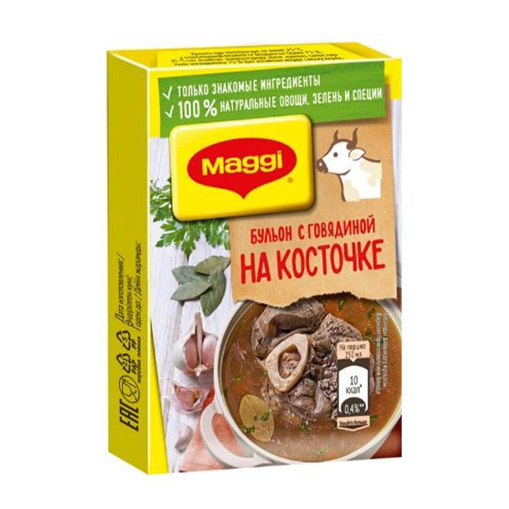 Бульон Maggi говядина на кости 9 гр. х 8 шт., картон