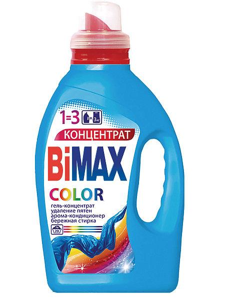 Гель для стирки, для цветного, BiMax, 1,3 л., ПЭТ