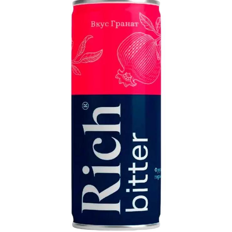 Напиток газированный Rich Bitter гранат 330 мл., ж/б