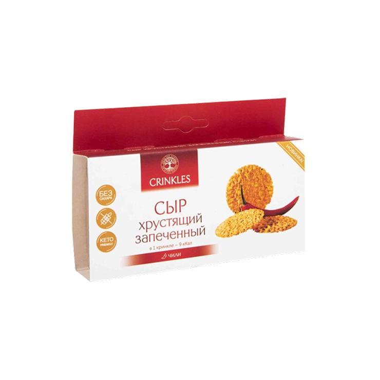 Сыр Crinkles запеченный медовый чили 18 гр., картон