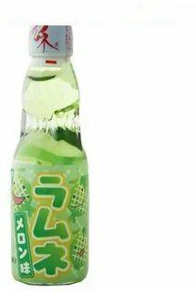 Напиток газированный Ramune со вкусом дыни 200 мл., стекло