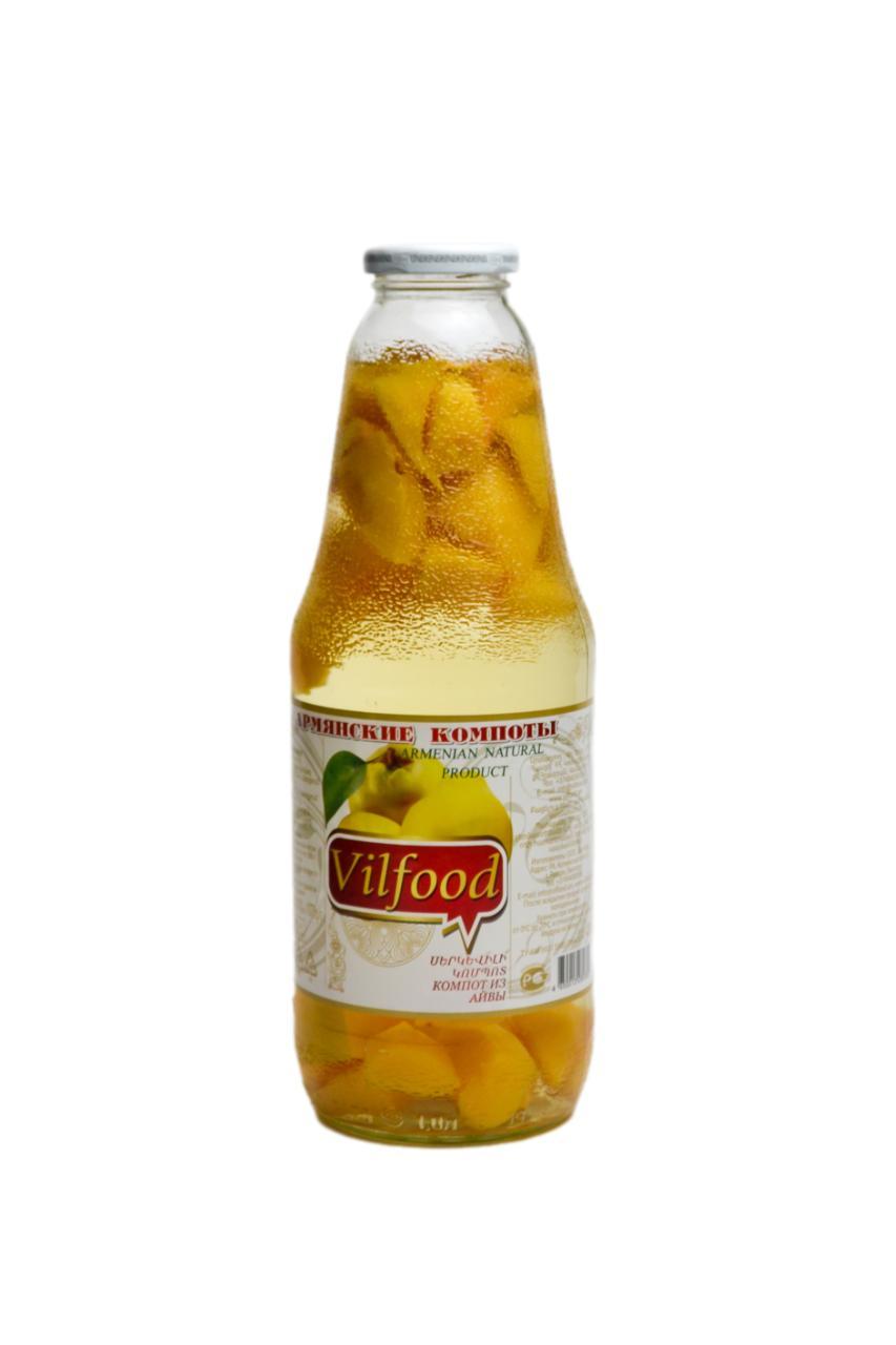 Компот Vilfood из айвы 1 л., стекло