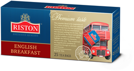 Чай Riston чёрный English Breakfast Английский Завтрак 25 пакетиков, 50 гр., картон