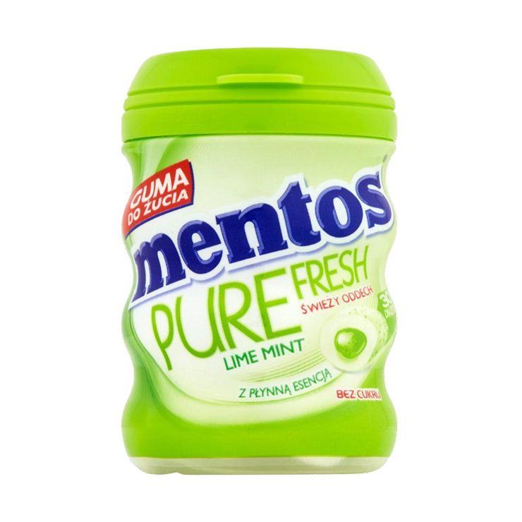 Жевательная резинка Mentos Fresh Lime 60 гр., пластиковая упаковка