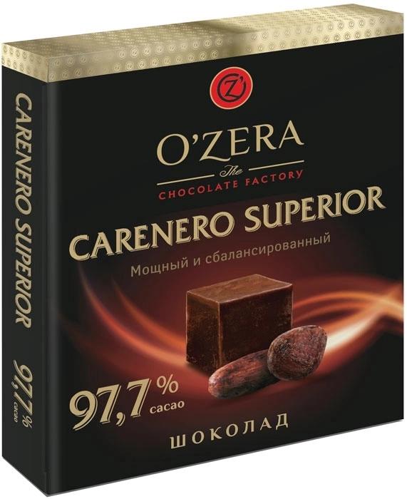 Шоколад Carenero Superior 97,7% , , O'Zera, 90 гр., картон