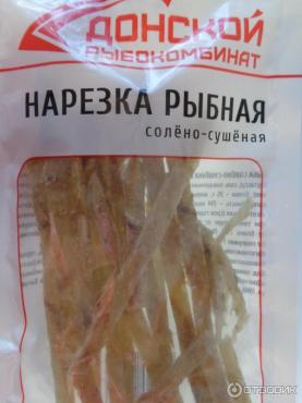 Минтай нарезка солено-сушеная, Рыбокомбинат Донской, 1 кг., флоу-пак