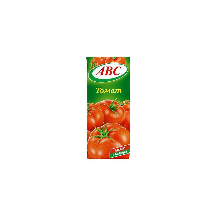 Сок ABC томатный с мякотью 200 мл., тетра-пак