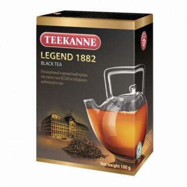 Чай Teekanne, Legend 1882 черный листовой, 100 гр., картон