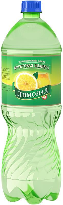 Газированный напиток Лимонад,  Фруктовая планета, 1,5 л., ПЭТ