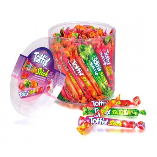 Конфеты жевательные Toffix Stick 800 гр., ПЭТ