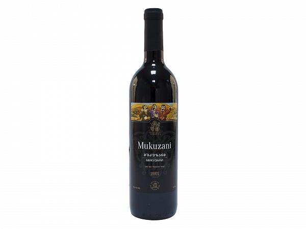 Вино Энисели Багратиони Мукузани красное сухое Грузия 750 мл., стекло
